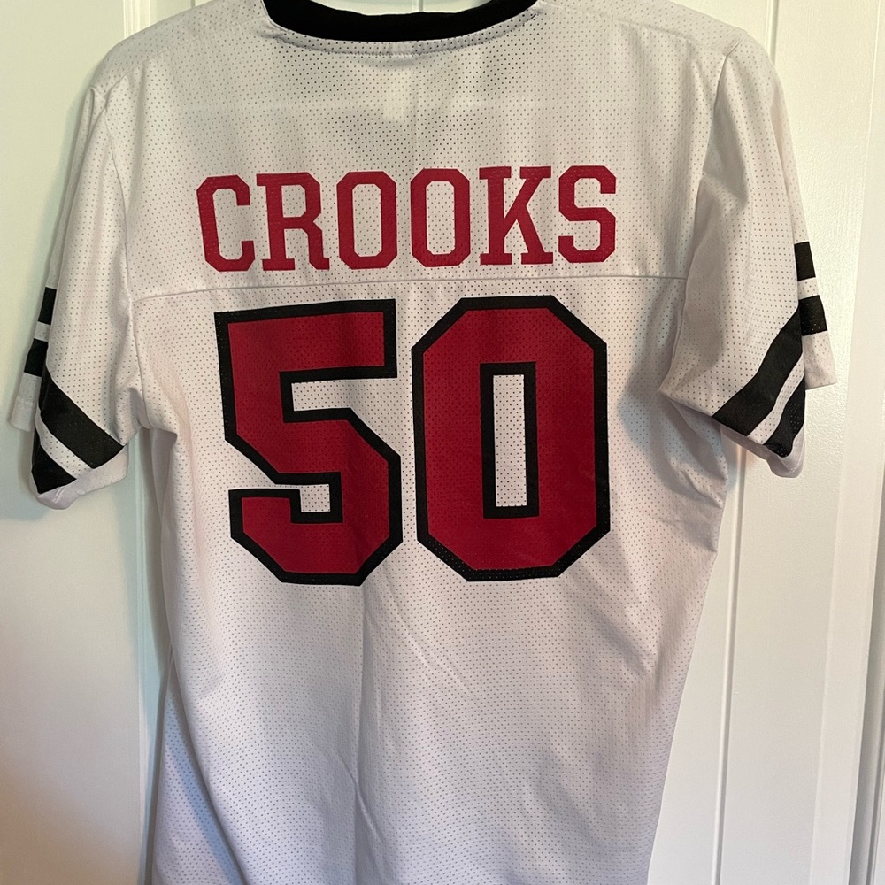 Crooks & Castles White and Red Shirt